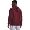 imageUnder Armour Mens Rival Fleece Big Logo Hoodie690 Chestnut Red   Onyx White