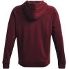 imageUnder Armour Mens Rival Fleece Big Logo Hoodie690 Chestnut Red   Onyx White