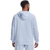 imageUnder Armour Mens Rival Fleece Big Logo Hoodie706 Oxford Blue   Onyx White