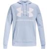 imageUnder Armour Mens Rival Fleece Big Logo Hoodie706 Oxford Blue   Onyx White