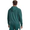 imageUnder Armour Mens Rival Fleece Big Logo Hoodie722 Coastal Teal   Onyx White