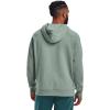 imageUnder Armour Mens Rival Fleece Big Logo Hoodie781 Opal Green   Onyx White