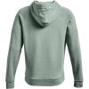 imageUnder Armour Mens Rival Fleece Big Logo Hoodie781 Opal Green   Onyx White