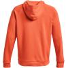 imageUnder Armour Mens Rival Fleece Big Logo Hoodie866 Orange Blast   Onyx White