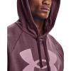 imageUnder Armour Mens Rival Fleece Big Logo HoodieAsh Plum 554Mauve Pink