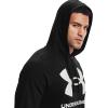 imageUnder Armour Mens Rival Fleece Big Logo HoodieBlack 001Onyx White