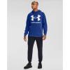imageUnder Armour Mens Rival Fleece Big Logo HoodieJupiter Blue 584Onyx White