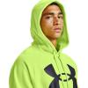 imageUnder Armour Mens Rival Fleece Big Logo HoodieLime Fizz 291Black