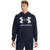 imageUnder Armour Mens Rival Fleece Big Logo HoodieMidnight Navy 410Onyx White