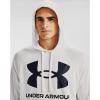 imageUnder Armour Mens Rival Fleece Big Logo HoodieOnyx White 112Black