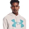 imageUnder Armour Mens Rival Fleece Big Logo HoodieOnyx White 113Cosmos