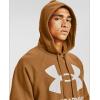 imageUnder Armour Mens Rival Fleece Big Logo HoodieYellow Ochre 707Onyx White