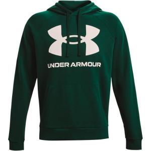 imageUnder Armour Mens Rival Fleece Big Logo Hoodie330 Intensity   Onyx White
