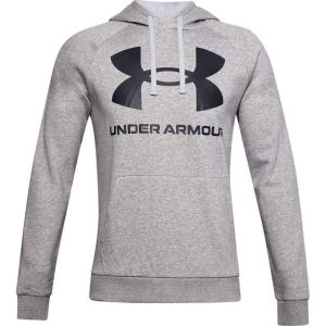 imageUnder Armour Mens Rival Fleece Big Logo HoodieMod Gray Light Heather 011Black
