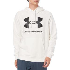 imageUnder Armour Mens Rival Fleece Big Logo HoodieOnyx White 112Black