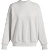 imageUnder Armour Womens Rival Fleece Oversized Crew023 Distant Gray   White