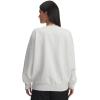 imageUnder Armour Womens Rival Fleece Oversized Crew023 Distant Gray   White