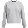 imageUnder Armour womens Unstoppable Fleece Crew Neck011 Mod Gray Light Heather   Black