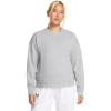 imageUnder Armour womens Unstoppable Fleece Crew Neck011 Mod Gray Light Heather   Black