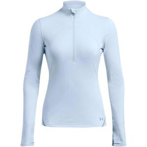 imageUnder Armour Womens Vanish Cold Weather 12 Zip464 Nimbus Blue   Reflective
