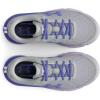 imageUnder Armour Boys Grade School Assert 10 Athletic Shoes100 Mod GrayNebula PurpleBaja Blue
