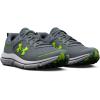 imageUnder Armour Boys Grade School Assert 10 Athletic Shoes102 GravelGlacier BlueLime Surge