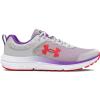 imageUnder Armour Boys Grade School Assert 10 Athletic Shoes105 Distant GrayLavishRacer Red