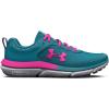 imageUnder Armour Boys Grade School Assert 10 Athletic Shoes400 Glacier BlueHalo GrayRebel Pink