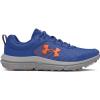 imageUnder Armour Boys Grade School Assert 10 Athletic Shoes400 Tech BlueMod GrayOrange Blast