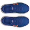 imageUnder Armour Boys Grade School Assert 10 Athletic Shoes401 Tech BlueMod GrayOrange Blast