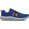 imageUnder Armour Boys Grade School Assert 10 Athletic Shoes401 Tech BlueMod GrayOrange Blast