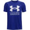 imageUnder Armour Boys Tech Big Logo Short Sleeve TShirt402 Royal   White