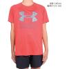 imageUnder Armour Boys Tech Big Logo Short Sleeve TShirt814 Red Solstice   Downpour Gray