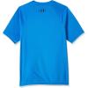 imageUnder Armour Boys Tech Big Logo Short Sleeve TShirtBlue Circuit 436Halo Gray