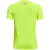imageUnder Armour Boys Tech Big Logo Short Sleeve TShirtHighvis Yellow 731Pitch Gray