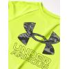 imageUnder Armour Boys Tech Big Logo Short Sleeve TShirtHighvis Yellow 732Halo Gray