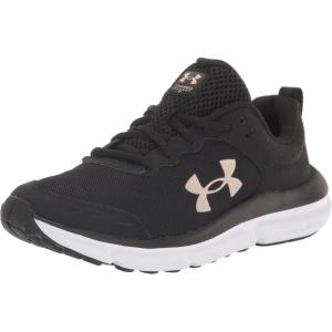 imageUnder Armour Boys Grade School Assert 10 Athletic Shoes001 BlackBlackMetallic Gold
