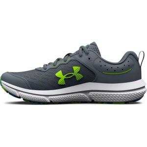 imageUnder Armour Boys Grade School Assert 10 Athletic Shoes101 GravelGlacier BlueLime Surge
