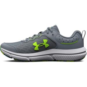 imageUnder Armour Boys Grade School Assert 10 Athletic Shoes102 GravelGlacier BlueLime Surge
