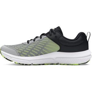 imageUnder Armour Boys Grade School Assert 10 Athletic Shoes102 Mod GrayBlackHigh Vis Yellow