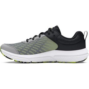 imageUnder Armour Boys Grade School Assert 10 Athletic Shoes105 Mod GrayBlackHigh Vis Yellow