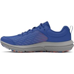 imageUnder Armour Boys Grade School Assert 10 Athletic Shoes400 Tech BlueMod GrayOrange Blast
