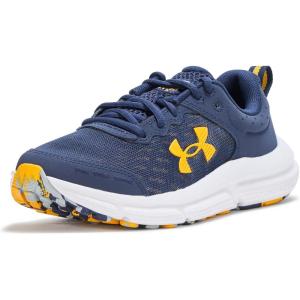 imageUnder Armour Boys Grade School Assert 10 Athletic Shoes410 Midnight NavyMod GrayCampus Gold