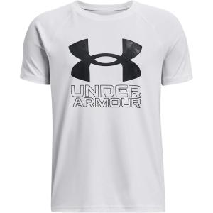 imageUnder Armour Boys Tech Big Logo Short Sleeve TShirt101 White   Black