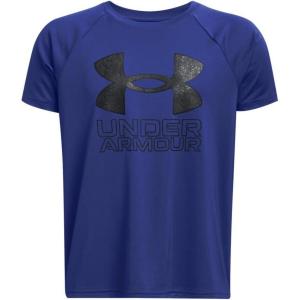 imageUnder Armour Boys Tech Big Logo Short Sleeve TShirt400 Royal   Black