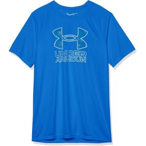 imageUnder Armour Boys Tech Big Logo Short Sleeve TShirt403 Team Royal   White