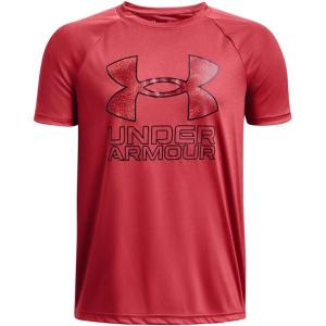imageUnder Armour Boys Tech Big Logo Short Sleeve TShirt638 Chakra   Black