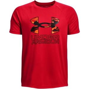 imageUnder Armour Boys Tech Big Logo Short Sleeve TShirt890 Radio Red   Radio Red