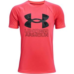imageUnder Armour Boys Tech Big Logo Short Sleeve TShirtBeta 628Black