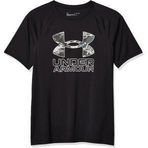 imageUnder Armour Boys Tech Big Logo Short Sleeve TShirtBlack 005White